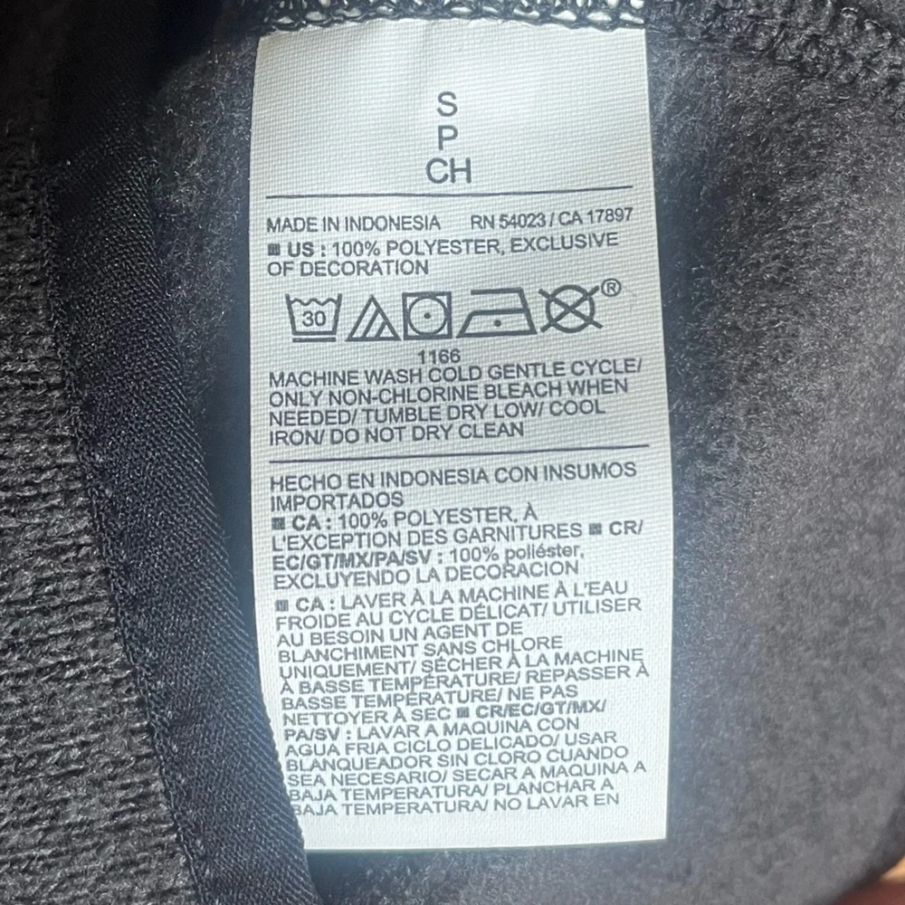 Old Navy Zip Front‎ Fleece Lined Jacket Mens Medium Performance Fitted Gray NWT